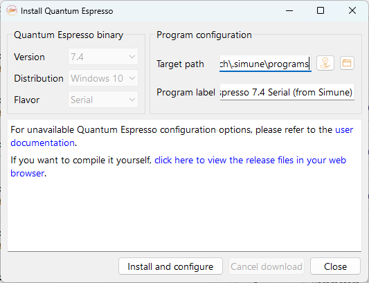 Install Quantum Espresso