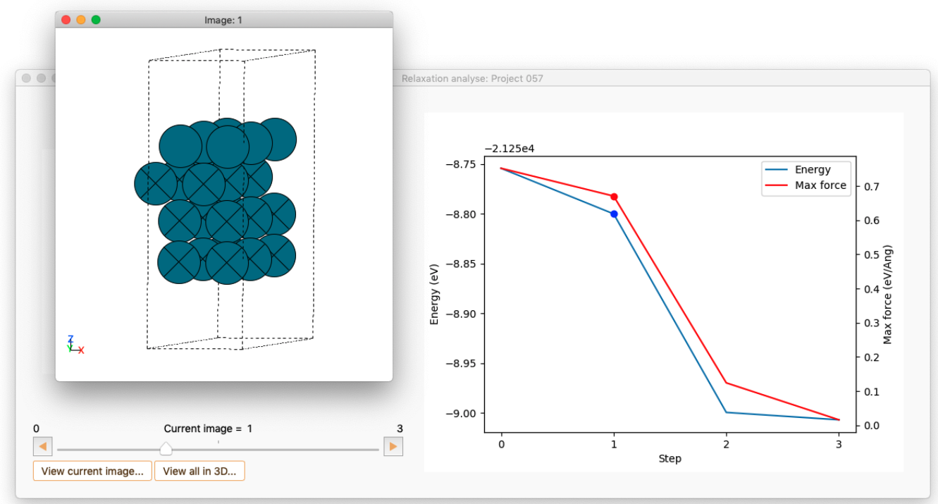 Workflow geom analyse image