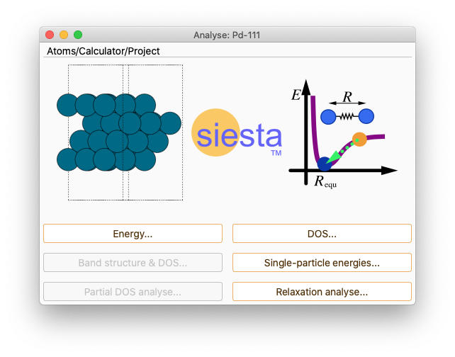 Workflow geom analyse widget